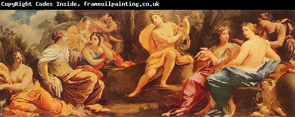 Simon Vouet Apollo und die Musen